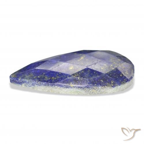 Lapislázuli Azul marino natural de 22.37 ct, En forma de pera, Opaco