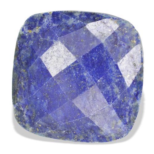 Lapislázuli Azul oscuro natural de 25.25 ct, Forma Cojín, Opaco