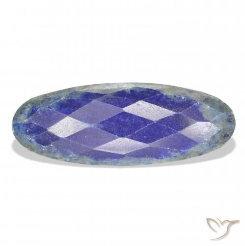 21.26ct Natural Azul marino Lapislázuli, Ovalada, Opaco
