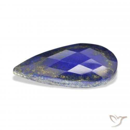 Lapislázuli Azul egipcio intenso natural de 31.55 ct, En forma de pera, Opaco