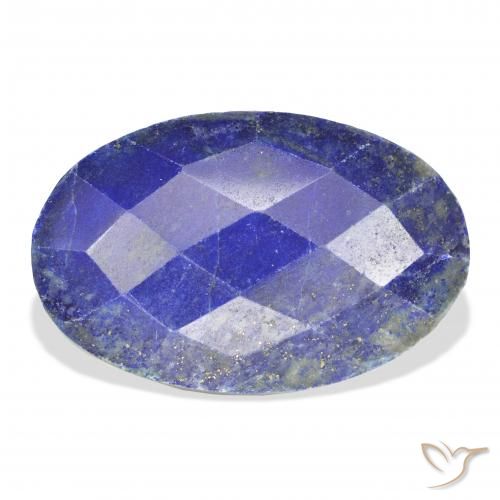 Lapislázuli Azul oscuro natural de 26.36 ct, Ovalada, Opaco