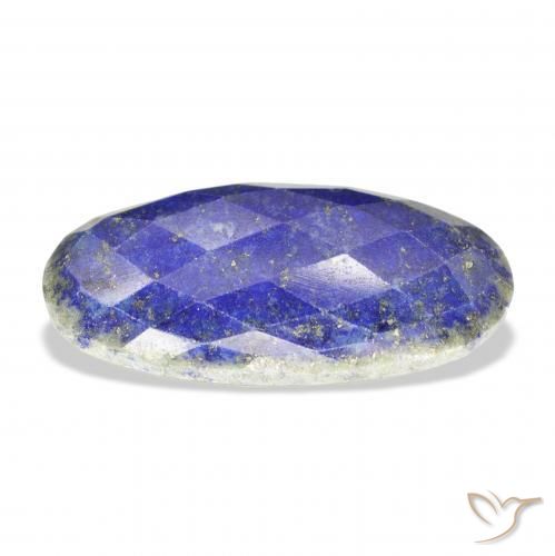 Lapislázuli Azul medio natural de 51.75 ct, Ovalada, Opaco