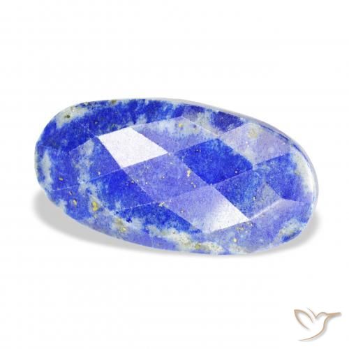 Lapislázuli Azul claro natural de 27.40 ct, Ovalada, Opaco
