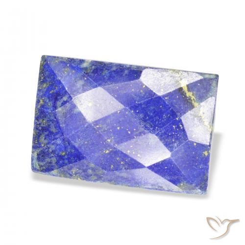 Lapislázuli Azul claro natural de 27.94 ct, Corte Baguette, Opaco