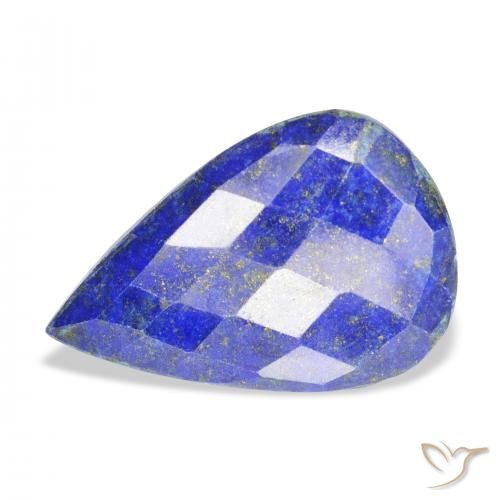 19.59ct Natural Azul medio Lapislázuli, En forma de pera, Opaco