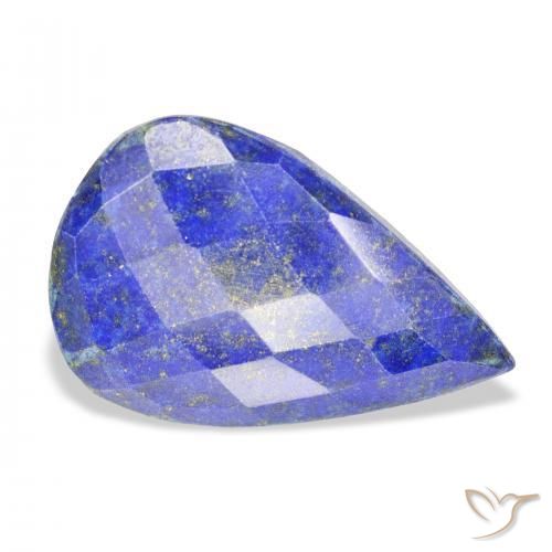 Lapislázuli Azul medio natural de 19.59 ct, En forma de pera, Opaco