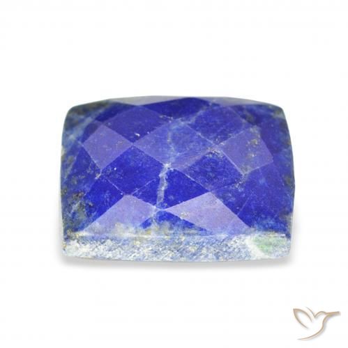 Lapislázuli Azul claro natural de 17.21 ct, Corte Baguette, Opaco
