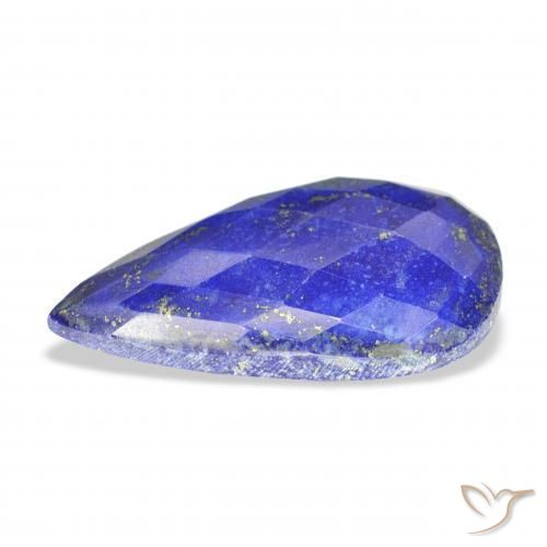 Lapislázuli Azul medio natural de 26.02 ct, En forma de pera, Opaco
