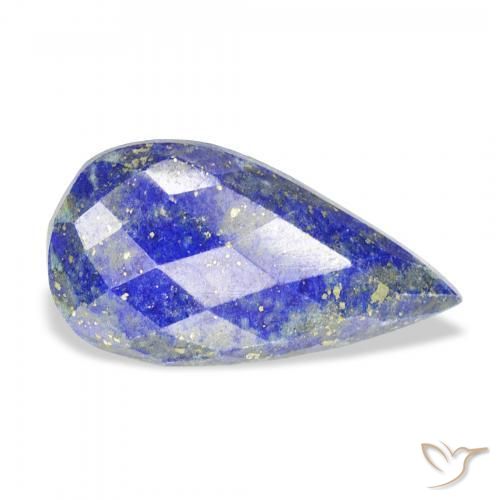 Lapislázuli Azul claro natural de 14.24 ct, En forma de pera, Opaco