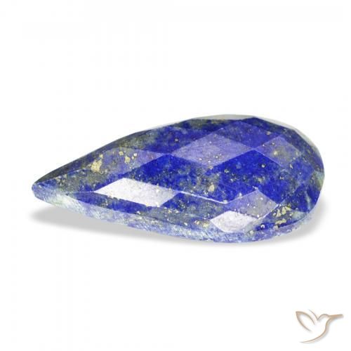 Lapislázuli Azul claro natural de 14.24 ct, En forma de pera, Opaco
