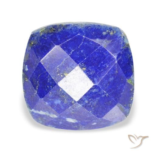 10.36ct Natural Azul medio Lapislázuli, Forma Cojín, Opaco
