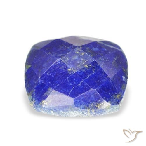 Lapislázuli Azul medio natural de 10.36 ct, Forma Cojín, Opaco