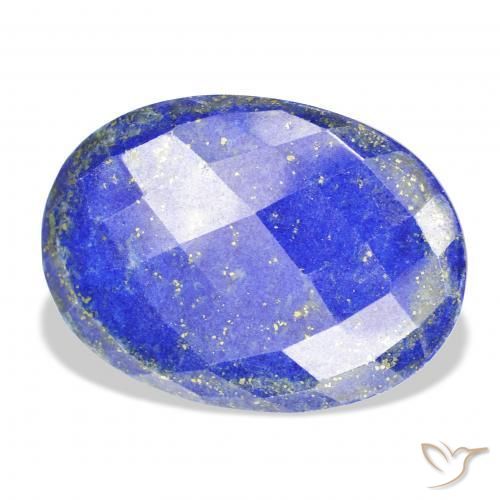 Lapislázuli Azul claro natural de 51.42 ct, Ovalada, Opaco