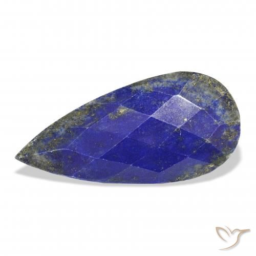 33.37ct Natural Azul marino Lapislázuli, En forma de pera, Opaco