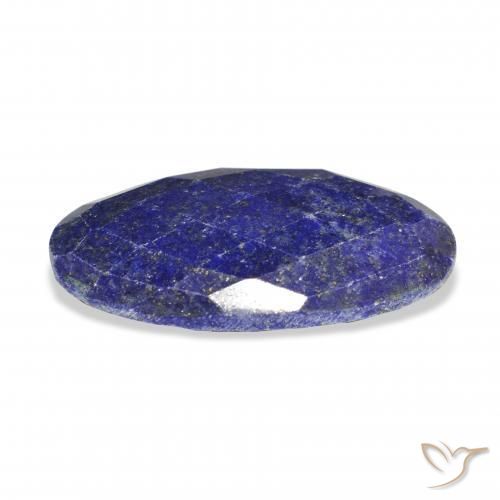 Lapislázuli Azul oscuro natural de 35.60 ct, Ovalada, Opaco