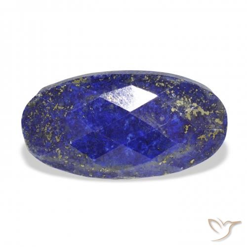 26.18ct Natural Azul marino Lapislázuli, Ovalada, Opaco