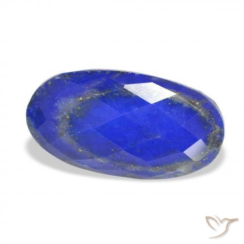 Lapislázuli Azul azur intenso natural de 15.03 ct, Ovalada, Opaco
