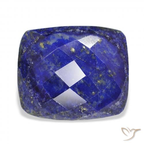 32.55ct Natural Azul egipcio intenso Lapislázuli, Forma Cojín, Opaco