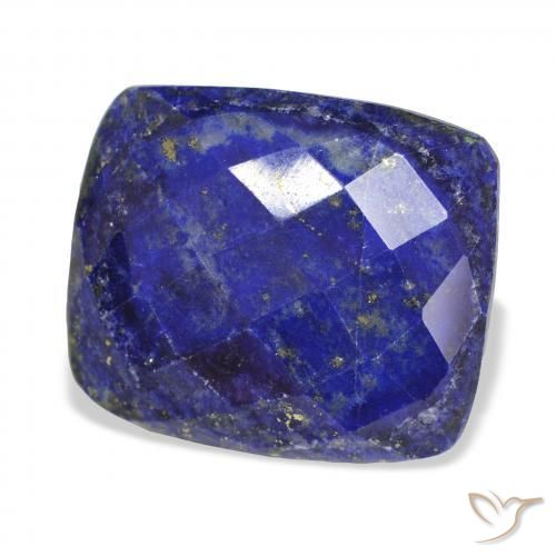 Lapislázuli Azul egipcio intenso natural de 32.55 ct, Forma Cojín, Opaco