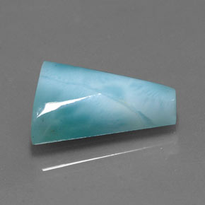 larimar Azul natural de 10.35 ct, Forma elegante, Opaco