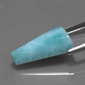 larimar Azul natural de 10.35 ct, Forma elegante, Opaco