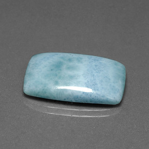 larimar Azul cielo claro natural de 13.34 ct, Corte Cojín, Opaco