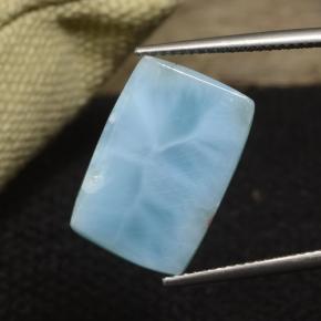 larimar Azul agua natural de 13.53 ct, Corte Cojín, Opaco