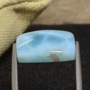 larimar Azul agua natural de 13.53 ct, Corte Cojín, Opaco