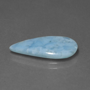 larimar Azul natural de 3.02 ct, En forma de pera, Opaco