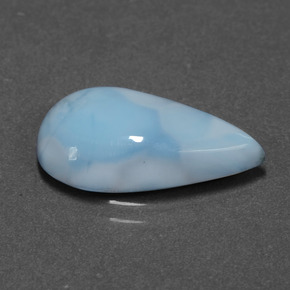 larimar Azul natural de 6.15 ct, En forma de pera, Opaco