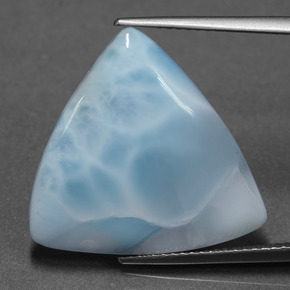 larimar Azul natural de 11.30 ct, Trillón, Opaco