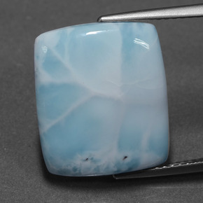 larimar Azul natural de 9.20 ct, Corte Baguette, Opaco