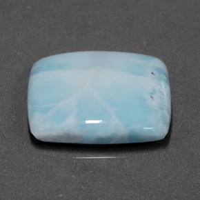 larimar Azul natural de 9.20 ct, Corte Baguette, Opaco