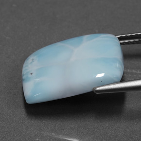 larimar Azul natural de 9.20 ct, Corte Baguette, Opaco