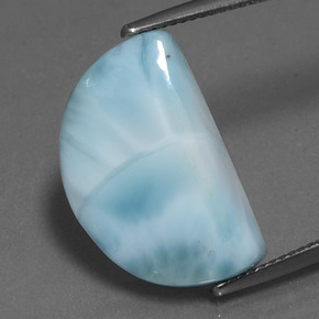 larimar Azul natural de 11.14 ct, Forma elegante, Opaco