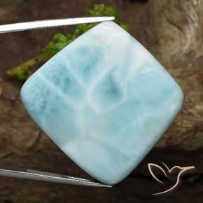 larimar Azul espuma de mar natural de 57.85 ct, Elegante, Opaco