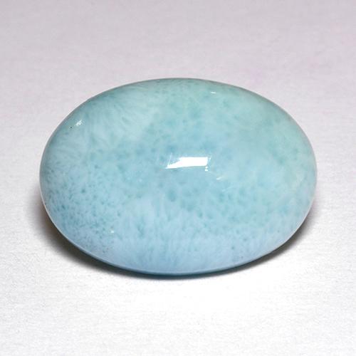 larimar Azul natural de 4.71 ct, Corte Óvalo, Opaco