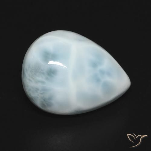 7.88ct Natural Verde azul larimar, En forma de pera, Opaco
