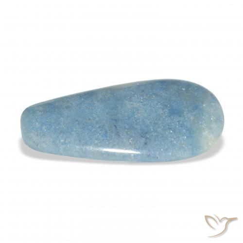 lazulita Azul agua claro natural de 10.81 ct, Elegante, Opaco