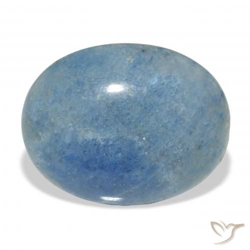 24.67ct Natural Azul Cielo lazulita, Ovalada, Opaco