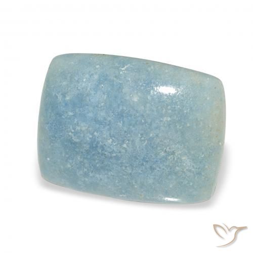 lazulita Azul claro natural de 13.08 ct, Forma Cojín, Opaco