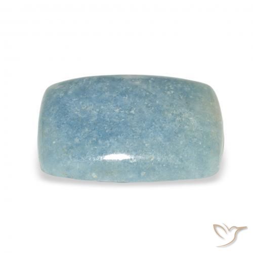 lazulita Azul claro natural de 13.08 ct, Forma Cojín, Opaco