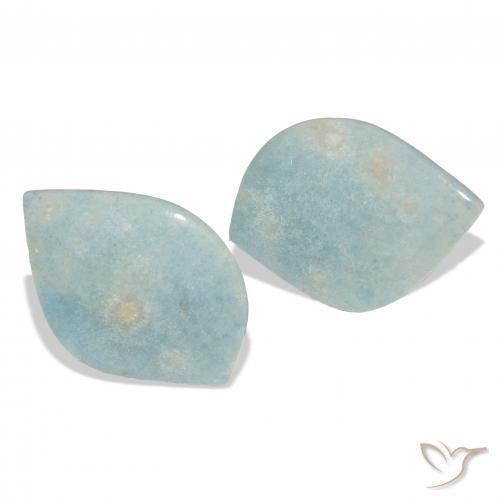 Gemas de lazulita Celeste natural de 53.69 ct, Elegante, Opaco
