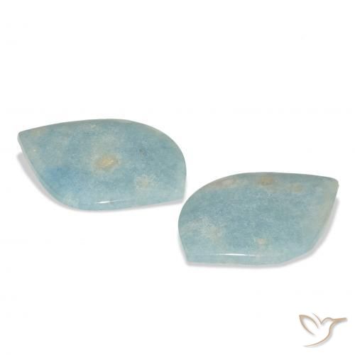 Gemas de lazulita Celeste natural de 53.69 ct, Elegante, Opaco