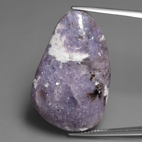 Lepidolite Violeta natural de 25.91 ct, Forma elegante, Opaco