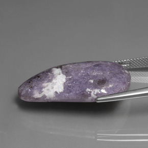 Lepidolite Violeta natural de 25.91 ct, Forma elegante, Opaco