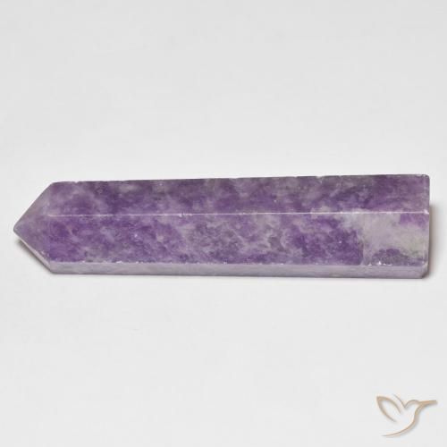 Lepidolite Violeta intenso medio natural de 28.16 ct, Elegante, Opaco