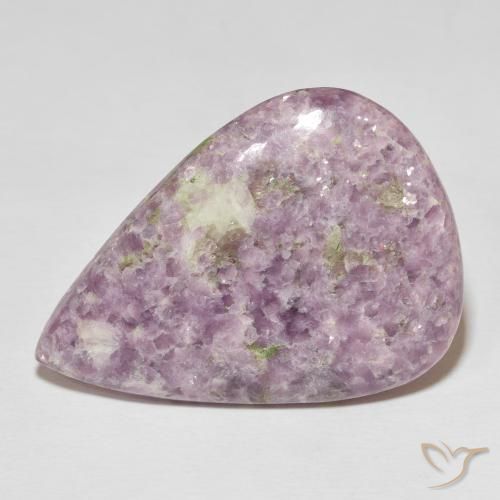 40.40ct Natural Multicolor Lepidolite, En forma de pera, Opaco