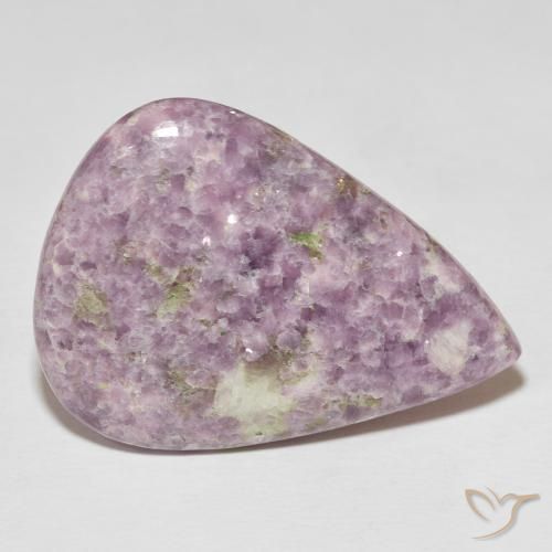 Lepidolite Multicolor natural de 40.40 ct, En forma de pera, Opaco