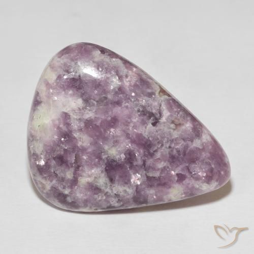 Lepidolite Multicolor natural de 33.16 ct, En forma de pera, Opaco